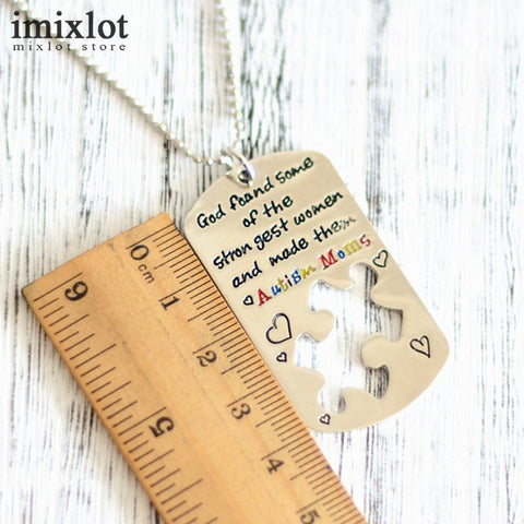 Letter Square Necklaces